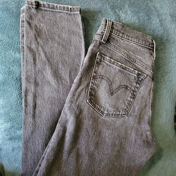 Vintage LEVIS (big E) 501 Skinny Button Fly Premium Denim Fade Wash W25/L28 - Picture 6 of 11